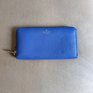 Kate Spade wallet in bright blue